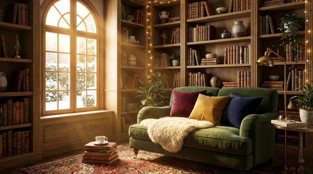 Designing the Ultimate Cozy Book Nook & Home Library