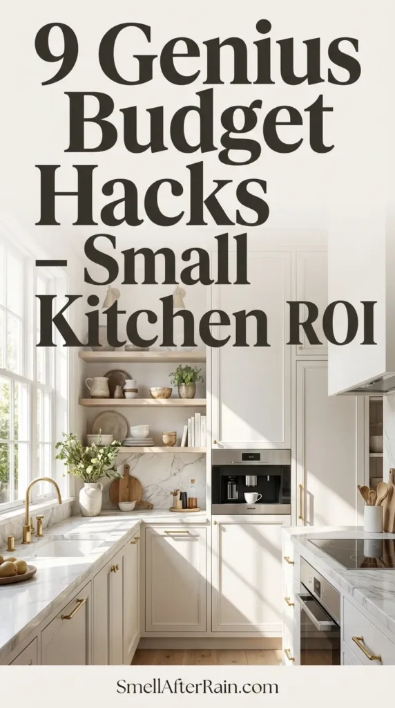 9 Genius Budget Hacks - Small Kitchen ROI That Look Expensive